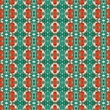 Kusursuz etnik düzen. Soyut retro arka plan. Kusursuz bir doku. Simetrik arkaplan. Sanat dokusu