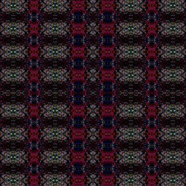 Kusursuz etnik düzen. Soyut retro arka plan. Kusursuz bir doku. Simetrik arkaplan. Sanat dokusu