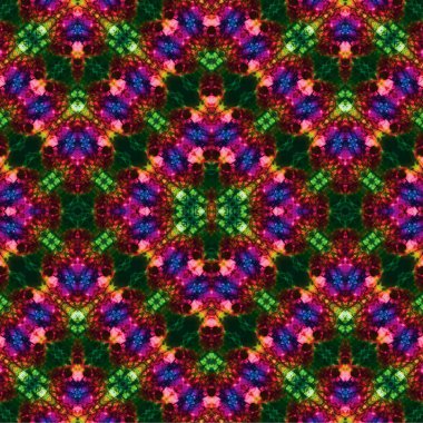 Kusursuz etnik düzen. Soyut retro arka plan. Kusursuz bir doku. Simetrik arkaplan. Sanat dokusu