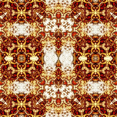 Kusursuz etnik düzen. Soyut retro arka plan. Kusursuz bir doku. Simetrik arkaplan. Sanat dokusu