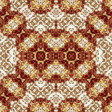 Kusursuz etnik düzen. Soyut retro arka plan. Kusursuz bir doku. Simetrik arkaplan. Sanat dokusu