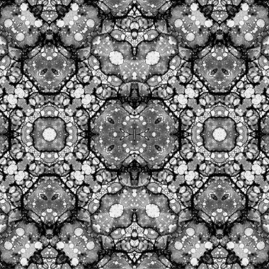 Kusursuz etnik düzen. Soyut retro arka plan. Kusursuz bir doku. Simetrik arkaplan. Sanat dokusu