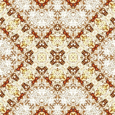 Kusursuz etnik düzen. Soyut retro arka plan. Kusursuz bir doku. Simetrik arkaplan. Sanat dokusu