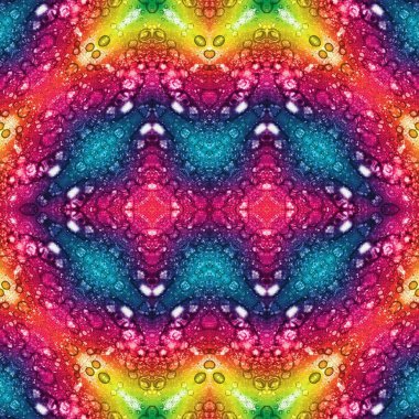 Kusursuz etnik düzen. Soyut retro arka plan. Kusursuz bir doku. Simetrik arkaplan. Sanat dokusu