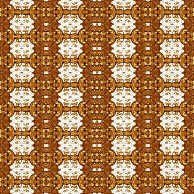 Kusursuz etnik düzen. Soyut retro arka plan. Kusursuz bir doku. Simetrik arkaplan. Sanat dokusu