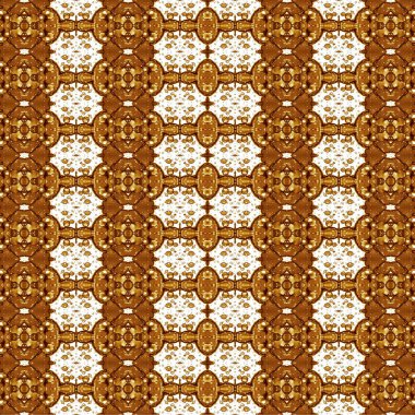 Kusursuz etnik düzen. Soyut retro arka plan. Kusursuz bir doku. Simetrik arkaplan. Sanat dokusu