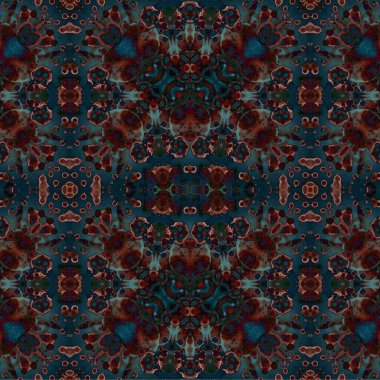 Kusursuz etnik düzen. Soyut retro arka plan. Kusursuz bir doku. Simetrik arkaplan. Sanat dokusu