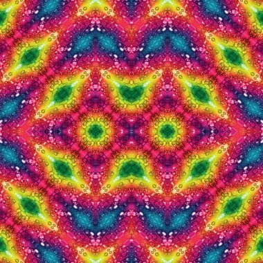 Kusursuz etnik düzen. Soyut retro arka plan. Kusursuz bir doku. Simetrik arkaplan. Sanat dokusu