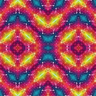 Kusursuz etnik düzen. Soyut retro arka plan. Kusursuz bir doku. Simetrik arkaplan. Sanat dokusu