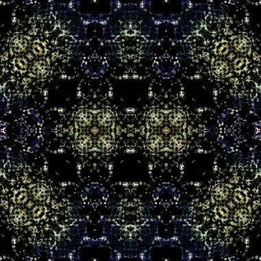 Kusursuz etnik düzen. Soyut retro arka plan. Kusursuz bir doku. Simetrik arkaplan. Sanat dokusu