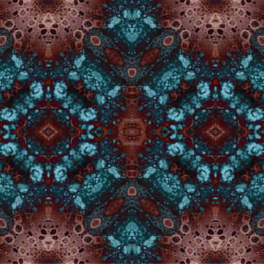 Kusursuz etnik düzen. Soyut retro arka plan. Kusursuz bir doku. Simetrik arkaplan. Sanat dokusu