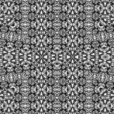 Kusursuz etnik düzen. Soyut retro arka plan. Kusursuz bir doku. Simetrik arkaplan. Sanat dokusu