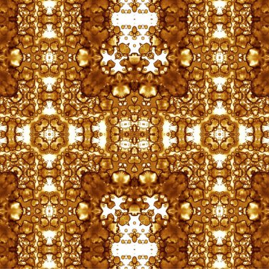 Kusursuz etnik düzen. Soyut retro arka plan. Kusursuz bir doku. Simetrik arkaplan. Sanat dokusu