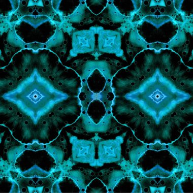 Kusursuz etnik düzen. Soyut retro arka plan. Kusursuz bir doku. Simetrik arkaplan. Sanat dokusu