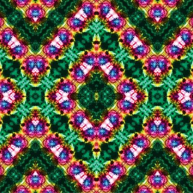 Kusursuz etnik düzen. Soyut retro arka plan. Kusursuz bir doku. Simetrik arkaplan. Sanat dokusu