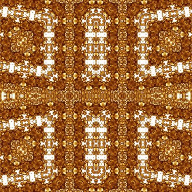 Kusursuz etnik düzen. Soyut retro arka plan. Kusursuz bir doku. Simetrik arkaplan. Sanat dokusu