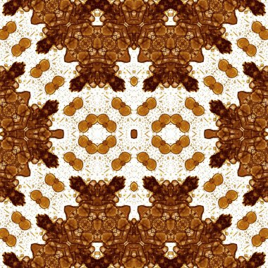 Kusursuz etnik düzen. Soyut retro arka plan. Kusursuz bir doku. Simetrik arkaplan. Sanat dokusu