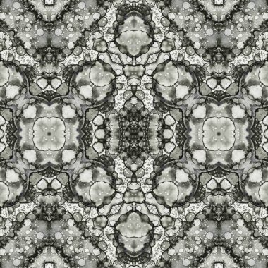 Kusursuz etnik düzen. Soyut retro arka plan. Kusursuz bir doku. Simetrik arkaplan. Sanat dokusu