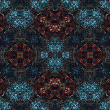 Kusursuz etnik düzen. Soyut retro arka plan. Kusursuz bir doku. Simetrik arkaplan. Sanat dokusu