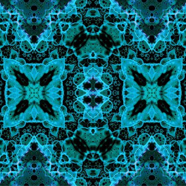 Kusursuz etnik düzen. Soyut retro arka plan. Kusursuz bir doku. Simetrik arkaplan. Sanat dokusu