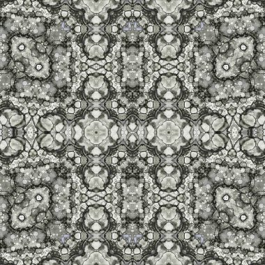 Kusursuz etnik düzen. Soyut retro arka plan. Kusursuz bir doku. Simetrik arkaplan. Sanat dokusu