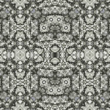 Kusursuz etnik düzen. Soyut retro arka plan. Kusursuz bir doku. Simetrik arkaplan. Sanat dokusu