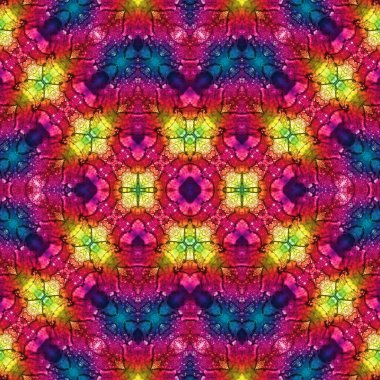 Kusursuz etnik düzen. Soyut retro arka plan. Kusursuz bir doku. Simetrik arkaplan. Sanat dokusu