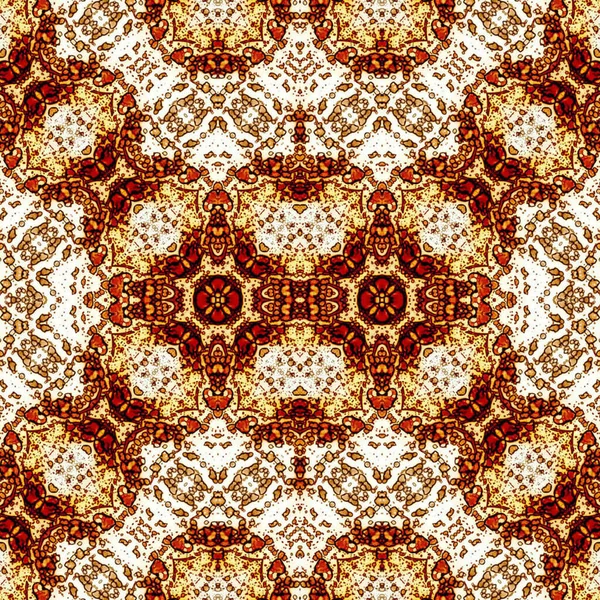 Kusursuz etnik düzen. Soyut retro arka plan. Kusursuz bir doku. Simetrik arkaplan. Sanat dokusu