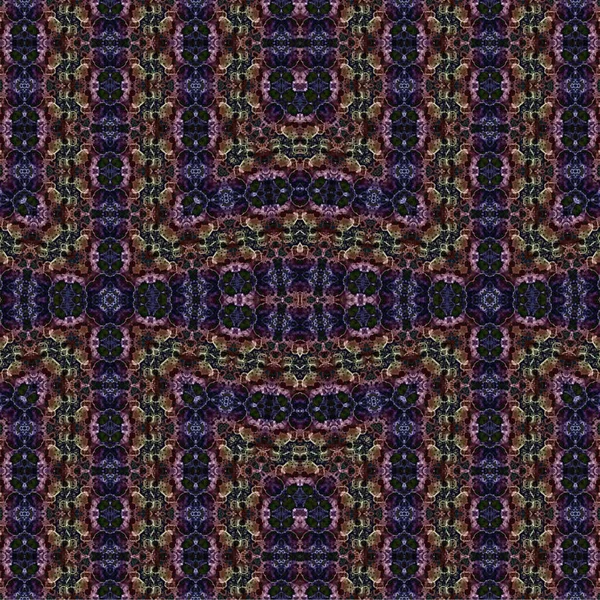 Kusursuz etnik düzen. Soyut retro arka plan. Kusursuz bir doku. Simetrik arkaplan. Sanat dokusu