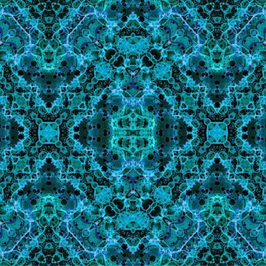 Kusursuz etnik düzen. Soyut retro arka plan. Kusursuz bir doku. Simetrik arkaplan. Sanat dokusu