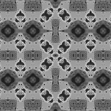 Kusursuz etnik düzen. Soyut retro arka plan. Kusursuz bir doku. Simetrik arkaplan. Sanat dokusu