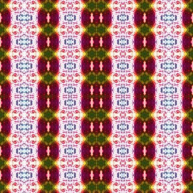 Kusursuz etnik düzen. Soyut retro arka plan. Kusursuz bir doku. Simetrik arkaplan. Sanat dokusu