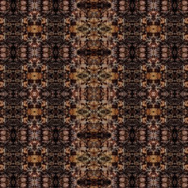 Kusursuz etnik düzen. Soyut retro arka plan. Kusursuz bir doku. Simetrik arkaplan. Sanat dokusu