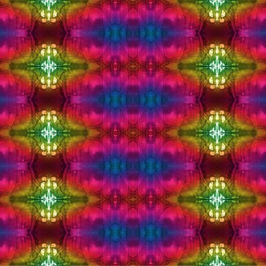 Kusursuz etnik düzen. Soyut retro arka plan. Kusursuz bir doku. Simetrik arkaplan. Sanat dokusu