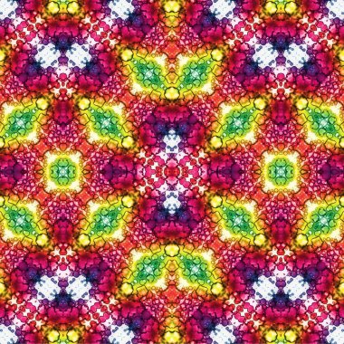 Kusursuz etnik düzen. Soyut retro arka plan. Kusursuz bir doku. Simetrik arkaplan. Sanat dokusu