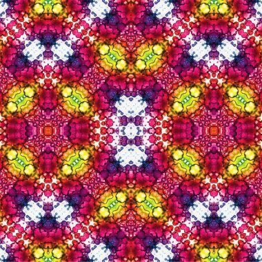 Kusursuz etnik düzen. Soyut retro arka plan. Kusursuz bir doku. Simetrik arkaplan. Sanat dokusu