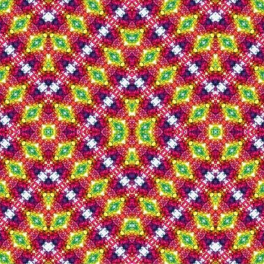 Kusursuz etnik düzen. Soyut retro arka plan. Kusursuz bir doku. Simetrik arkaplan. Sanat dokusu