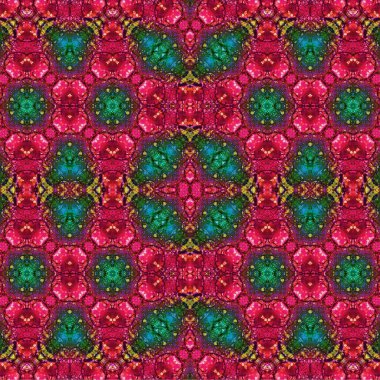 Kusursuz etnik düzen. Soyut retro arka plan. Kusursuz bir doku. Simetrik arkaplan. Sanat dokusu