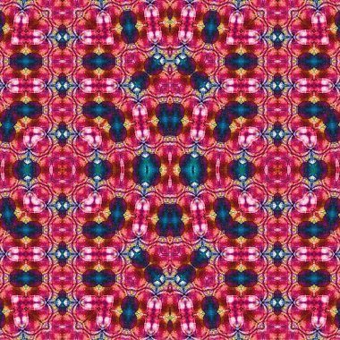 Kusursuz etnik düzen. Soyut retro arka plan. Kusursuz bir doku. Simetrik arkaplan. Sanat dokusu