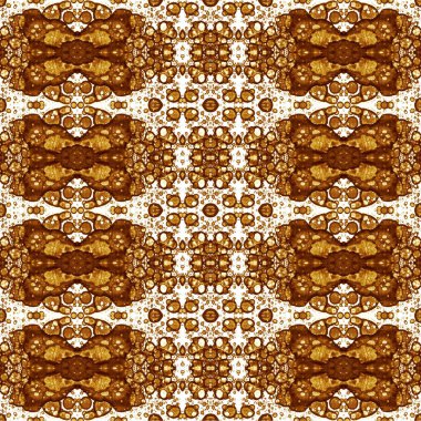 Kusursuz etnik düzen. Soyut retro arka plan. Kusursuz bir doku. Simetrik arkaplan. Sanat dokusu