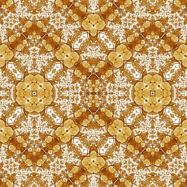 Kusursuz etnik düzen. Soyut retro arka plan. Kusursuz bir doku. Simetrik arkaplan. Sanat dokusu