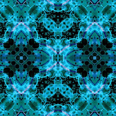 Kusursuz etnik düzen. Soyut retro arka plan. Kusursuz bir doku. Simetrik arkaplan. Sanat dokusu