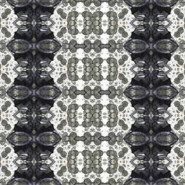 Kusursuz etnik düzen. Soyut retro arka plan. Kusursuz bir doku. Simetrik arkaplan. Sanat dokusu