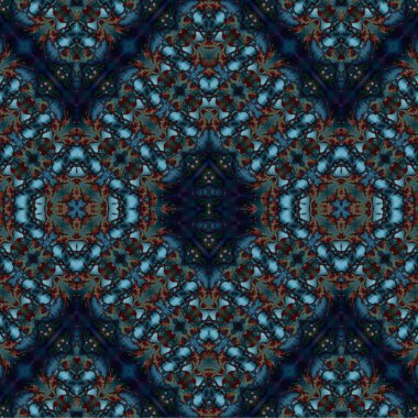 Kusursuz etnik düzen. Soyut retro arka plan. Kusursuz bir doku. Simetrik arkaplan. Sanat dokusu