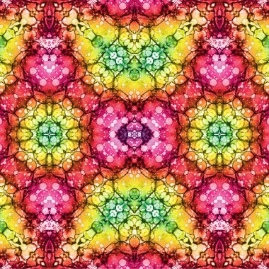 Kusursuz etnik düzen. Soyut retro arka plan. Kusursuz bir doku. Simetrik arkaplan. Sanat dokusu