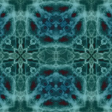 Kusursuz etnik düzen. Soyut retro arka plan. Kusursuz bir doku. Simetrik arkaplan. Sanat dokusu