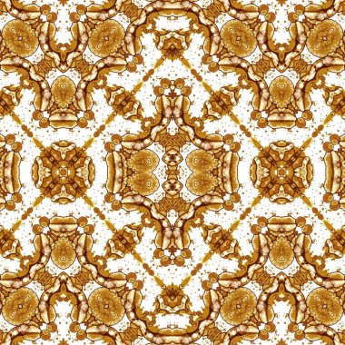 Kusursuz etnik düzen. Soyut retro arka plan. Kusursuz bir doku. Simetrik arkaplan. Sanat dokusu