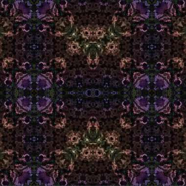 Kusursuz etnik düzen. Soyut retro arka plan. Kusursuz bir doku. Simetrik arkaplan. Sanat dokusu