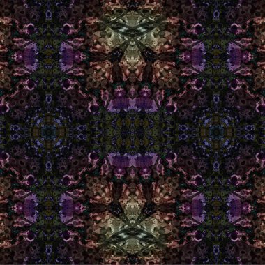 Kusursuz etnik düzen. Soyut retro arka plan. Kusursuz bir doku. Simetrik arkaplan. Sanat dokusu