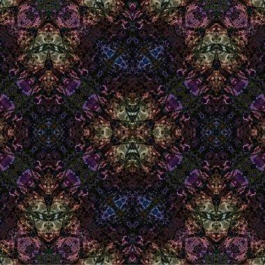 Kusursuz etnik düzen. Soyut retro arka plan. Kusursuz bir doku. Simetrik arkaplan. Sanat dokusu